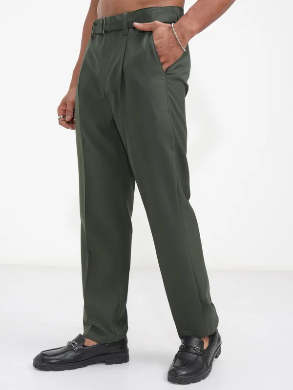 Men Regular Fit Korean Pants