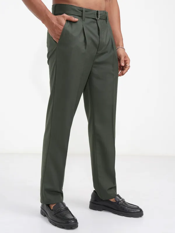 Men Regular Fit Korean Pants