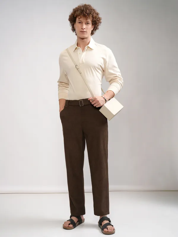 Men Relaxed Fit Korean Pants