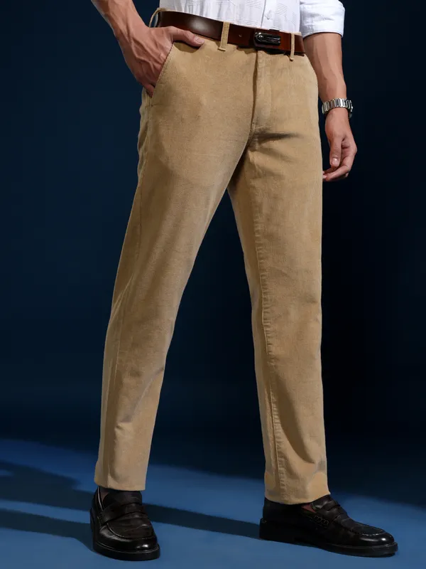 Men Slim Fit Casual Trouser