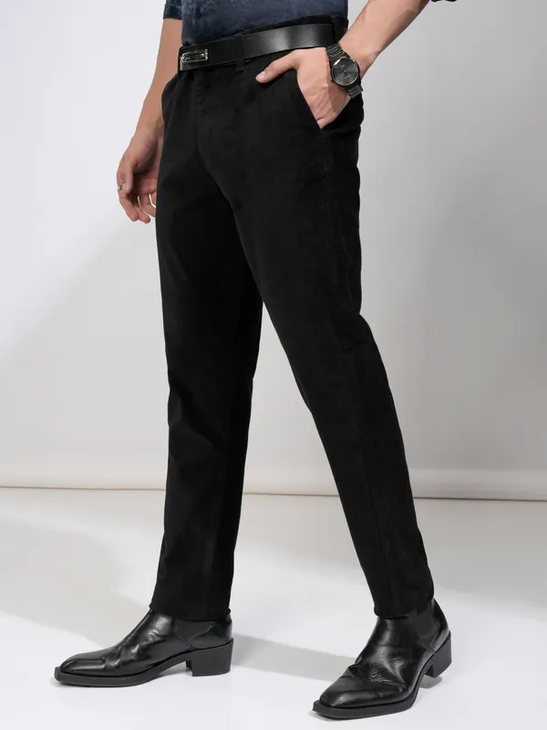 Men Slim Fit Casual Trouser