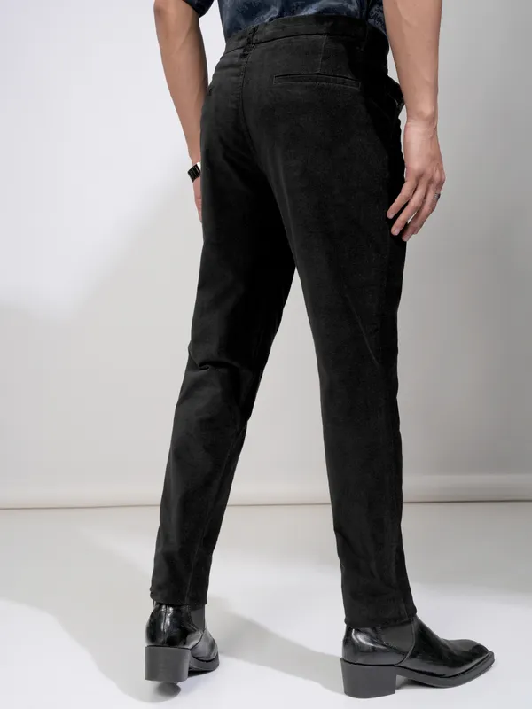 Men Slim Fit Casual Trouser