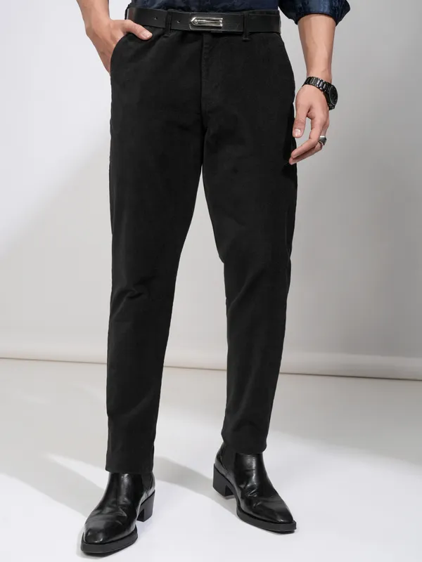Men Slim Fit Casual Trouser