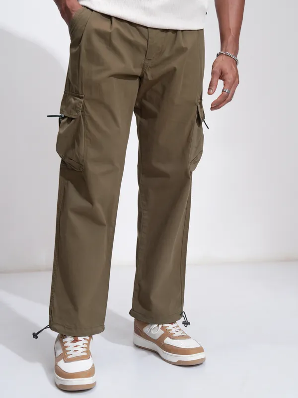 Men Straight Fit Cargos