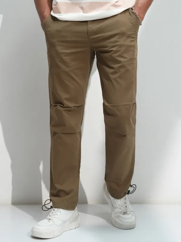 Men Straight Fit Wide Leg
