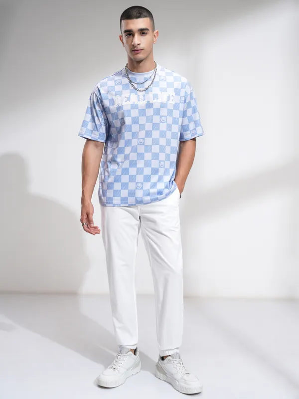 Highlander Men White Slim Fit Solid Joggers