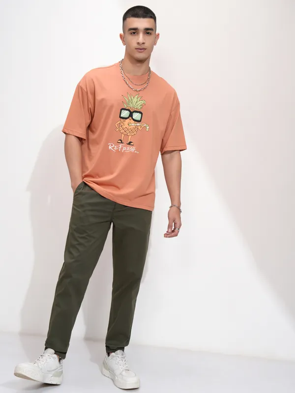 Highlander Men Grey Slim Fit Solid Joggers