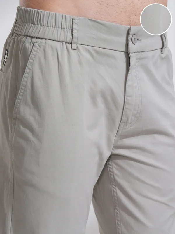 Highlander Men Grey Slim Fit Solid Joggers