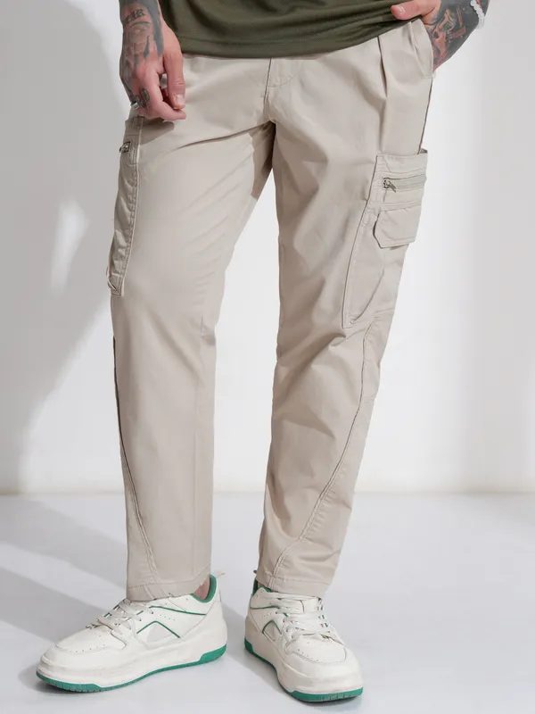 Men Straight Fit Cargos