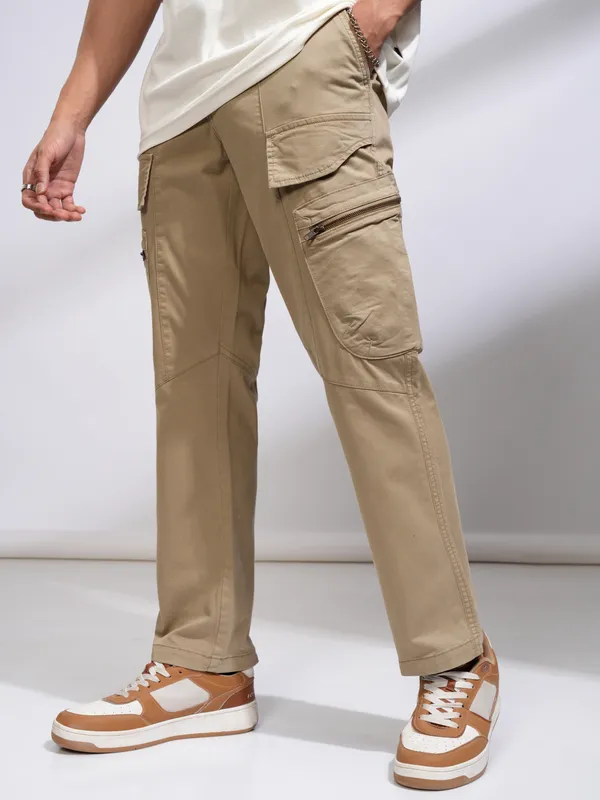 Men Relaxed Fit Cargos