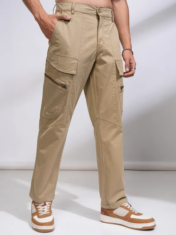Men Relaxed Fit Cargos