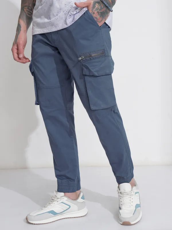 Men Relaxed Fit Cargos