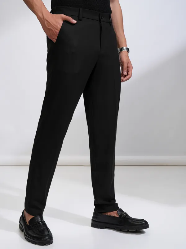 Men Slim Fit Casual Trouser