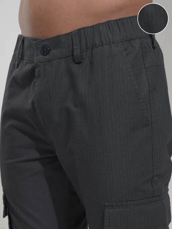Highlander Men Black Slim Fit Solid Joggers