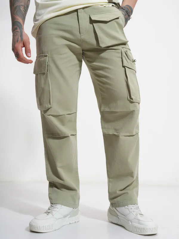 Men Relaxed Fit Cargos