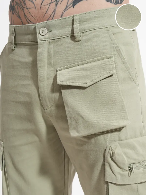 Men Relaxed Fit Cargos