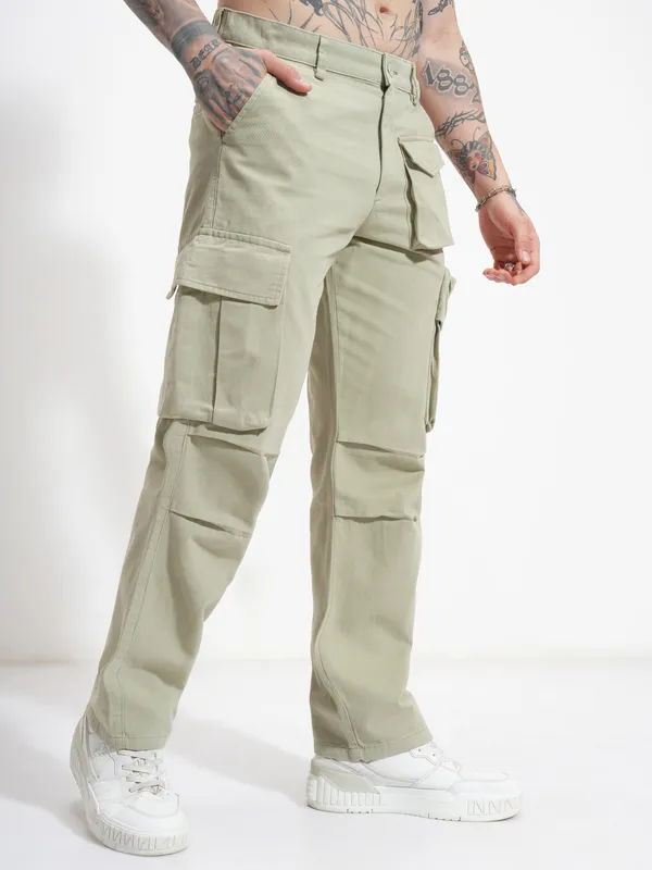 Men Relaxed Fit Cargos