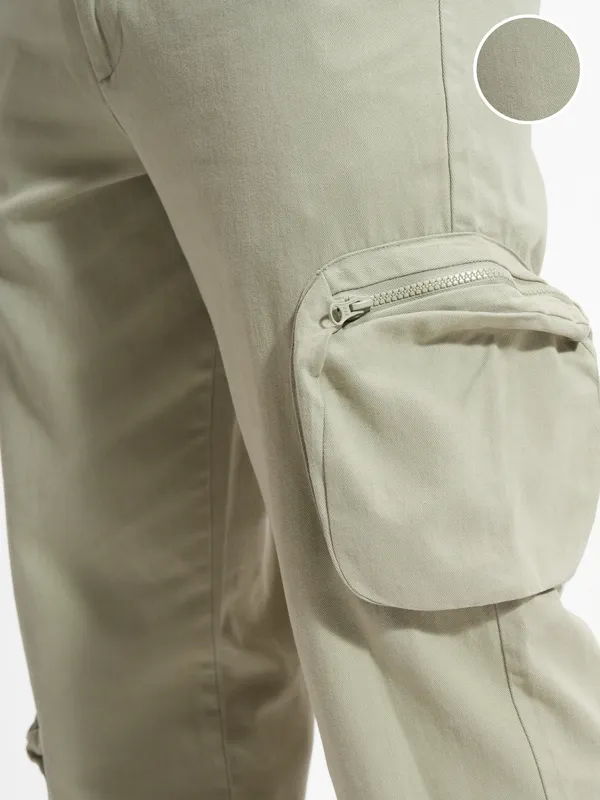 Men Straight Fit Cargos