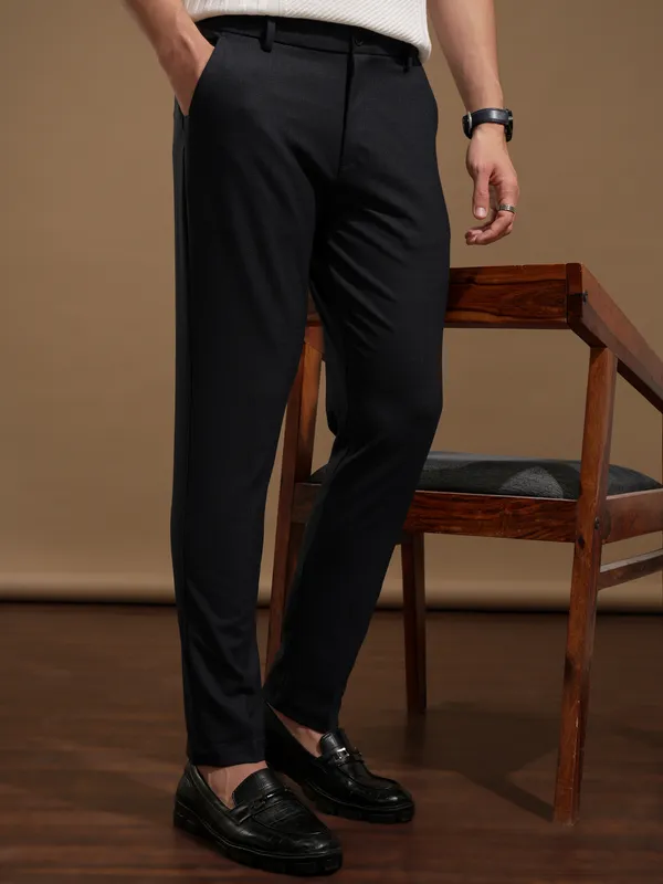 Men Slim Fit Casual Trouser