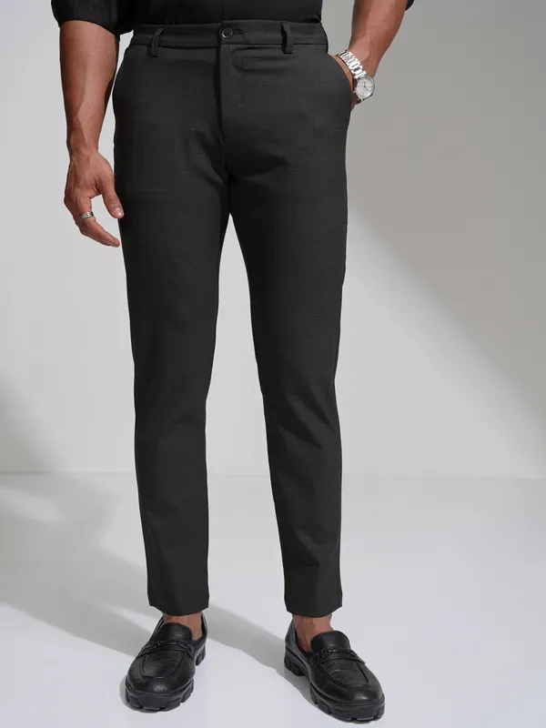 Highlander Men Brown Slim Fit Casual Trousers