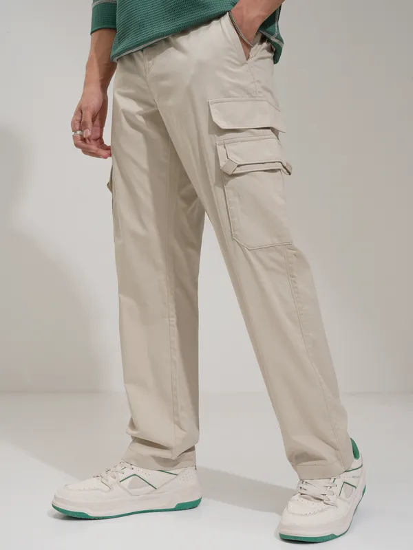 Men Relaxed Fit Cargos