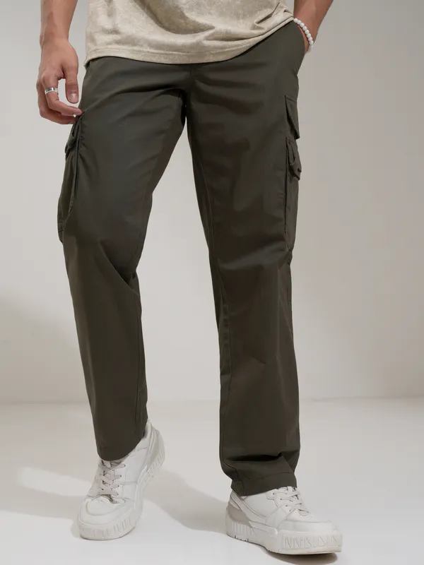 Men Relaxed Fit Cargos