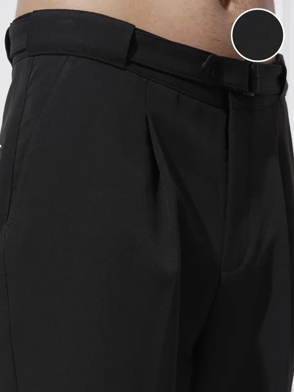 Men Tapered Fit Korean Pant