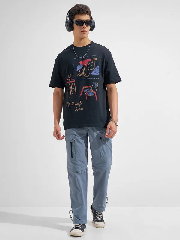 Men Relaxed Fit Cargos