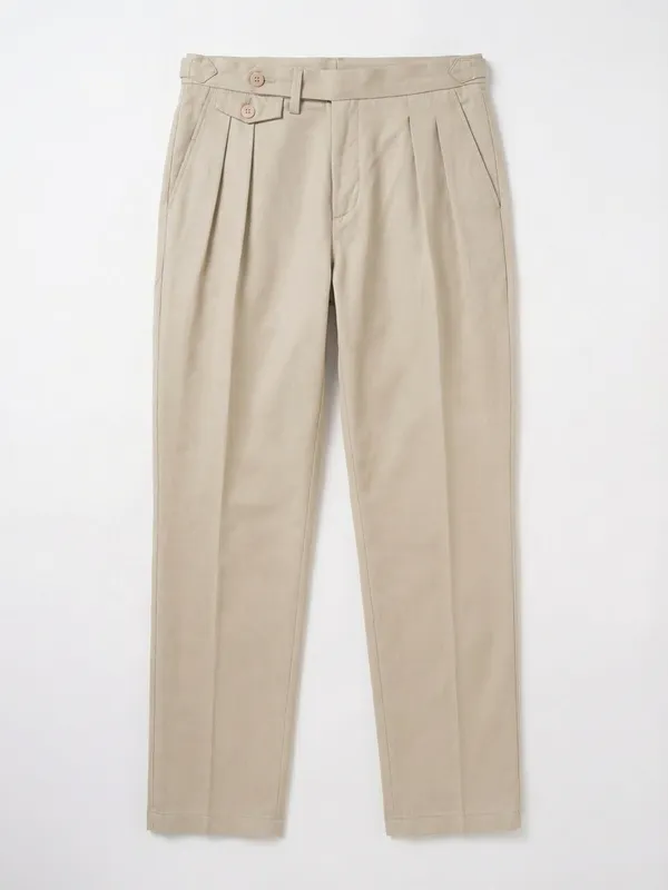 Highlander Men Grey Relaxed Fit Solid Casual Trouser