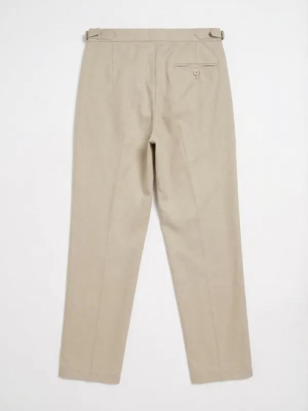 Highlander Men Grey Relaxed Fit Solid Casual Trouser