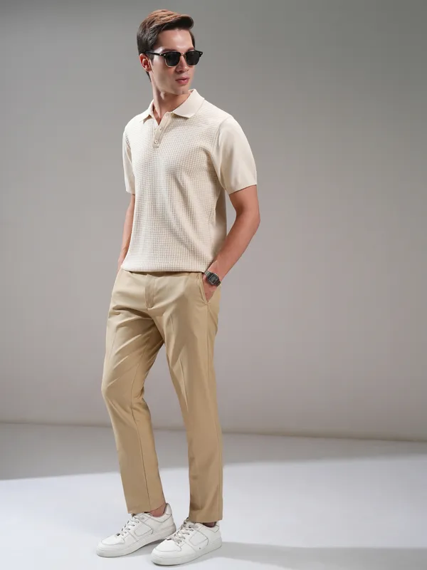 Men Relaxed Fit Casual Trouser