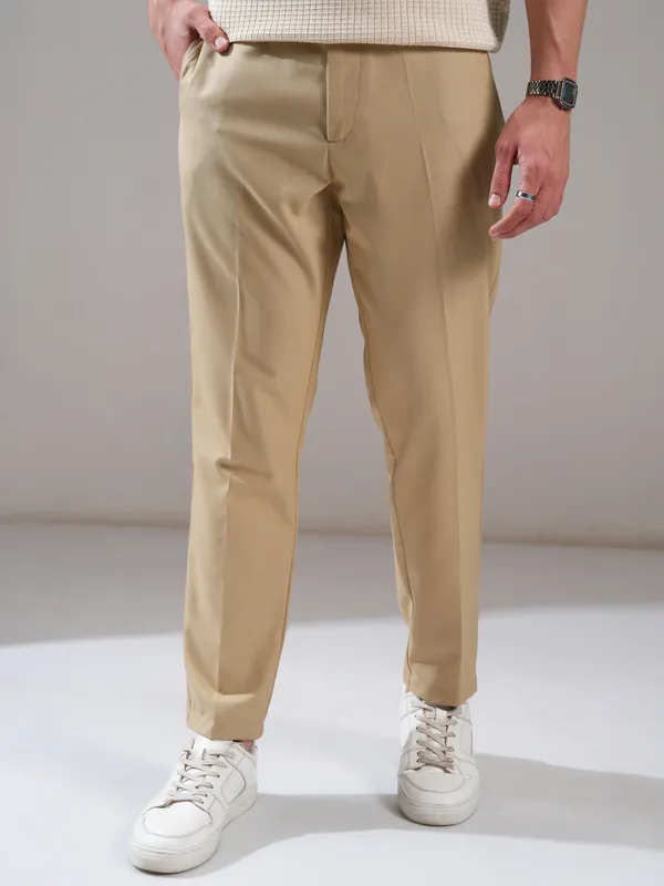 Men Relaxed Fit Casual Trouser
