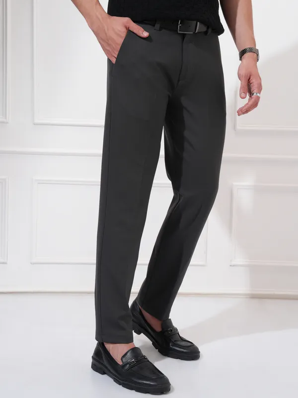 Men Slim Fit Casual Trouser