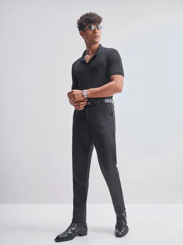 Men Slim Fit Formal Trouser