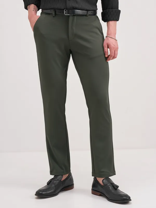 Men Slim Fit Formal Trouser
