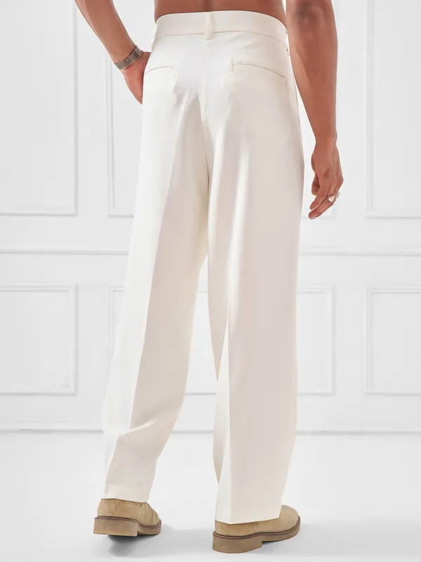 Men Wide Leg Regular Trouser