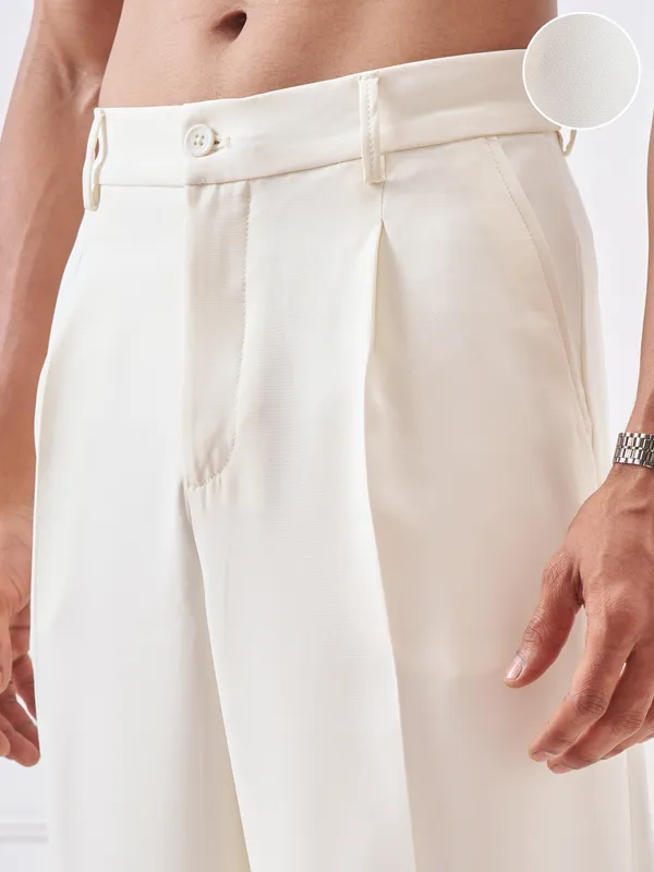 Men Wide Leg Regular Trouser