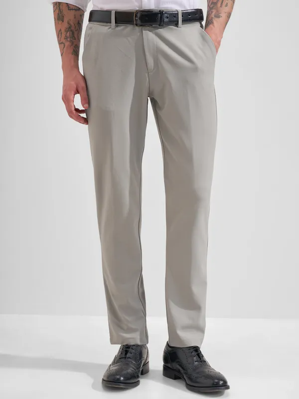 Men Slim Fit Formal Trouser