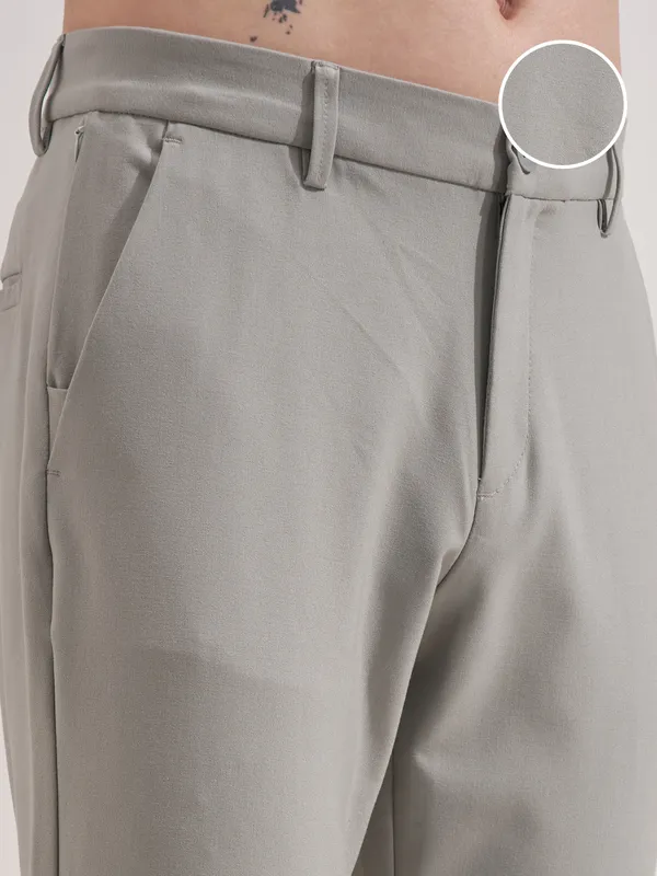 Men Slim Fit Formal Trouser