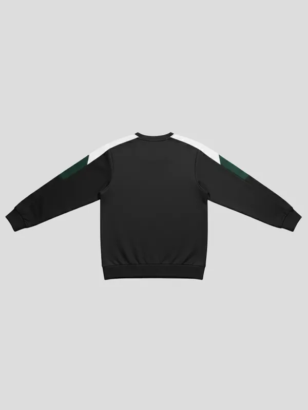 Highlander Men Black Solid Round Neck T-Shirt