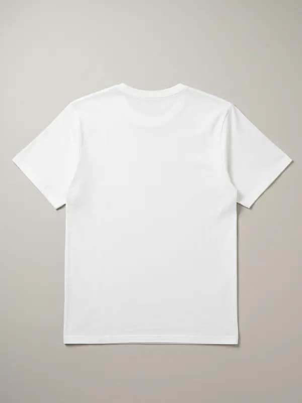 Highlander Men White Solid Round Neck T-Shirt