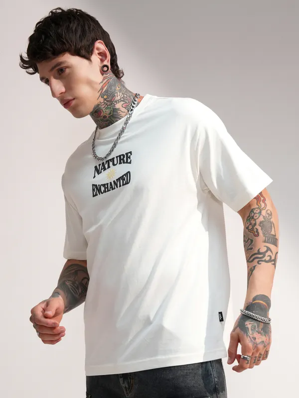 Men Printed Round Neck T-Shirt