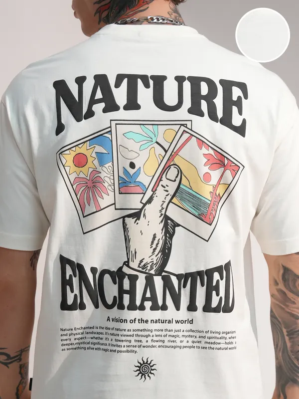 Men Printed Round Neck T-Shirt