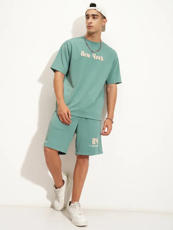 Men Printed Round Neck T-Shirt