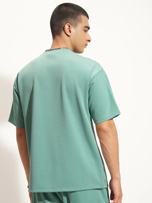 Men Printed Round Neck T-Shirt