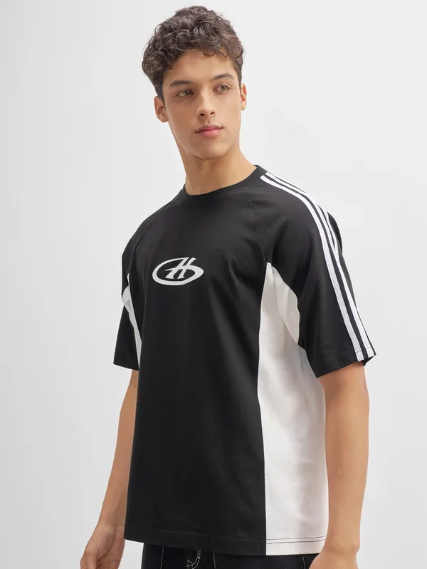 Men Printed Round Neck T-Shirt