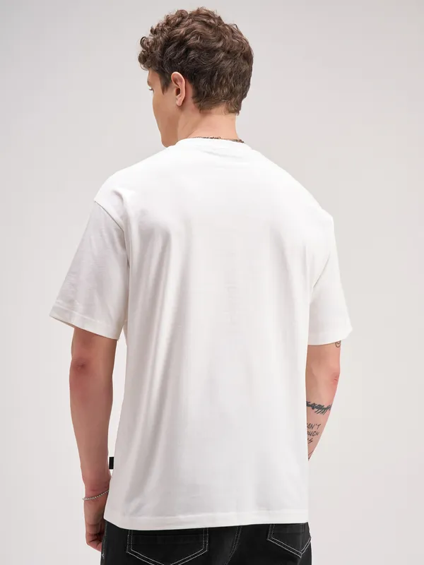 Men Printed Round Neck T-Shirt