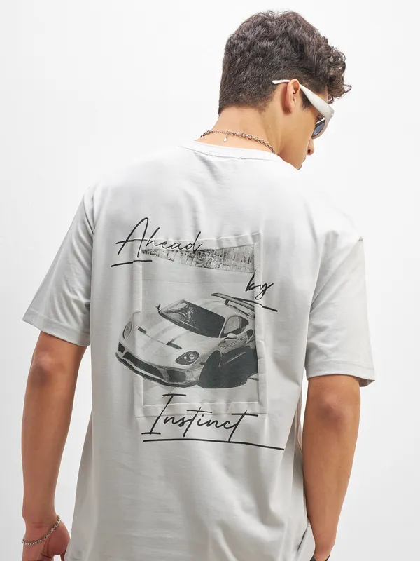 Men Printed Round Neck T-Shirt