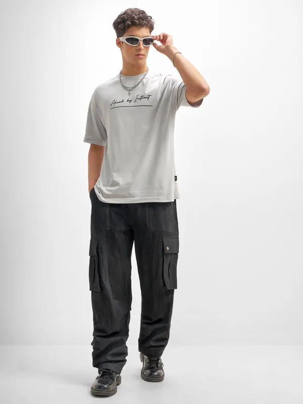 Men Printed Round Neck T-Shirt