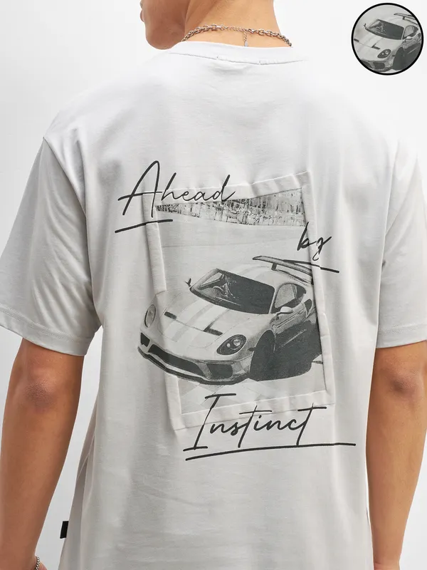 Men Printed Round Neck T-Shirt